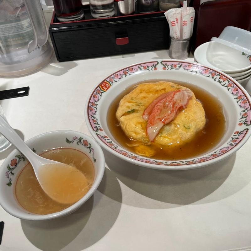 天津飯(餃子の王将 渋谷ハチ公口店)