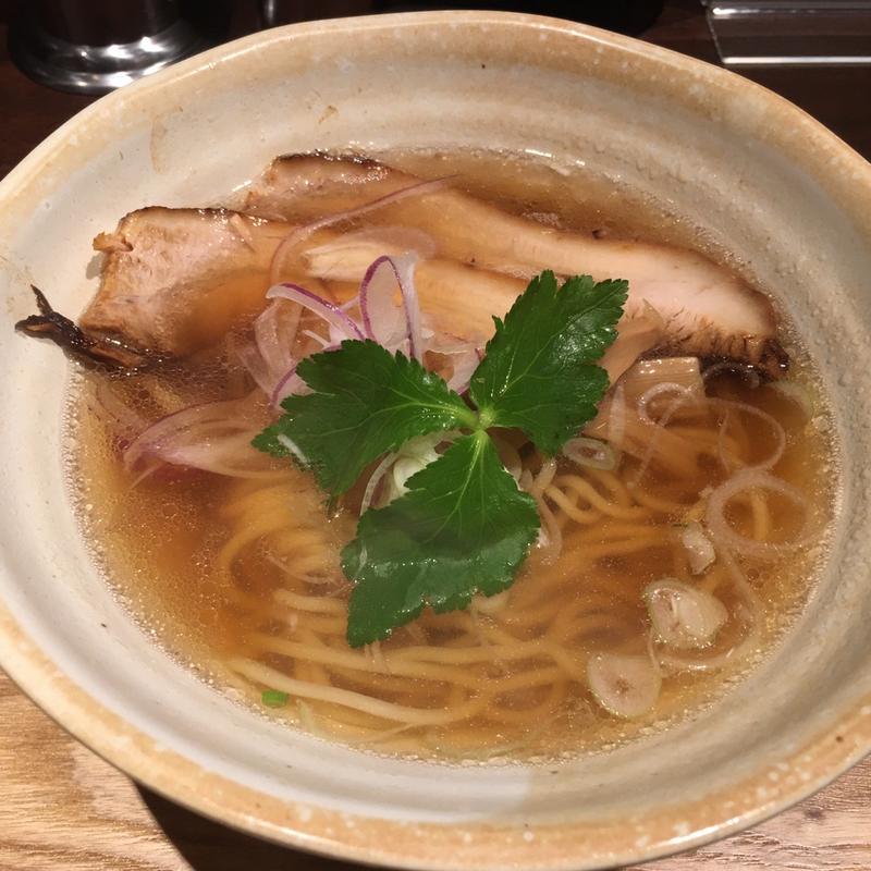 噂の醤油ラーメン(麺屋やま 本町店)