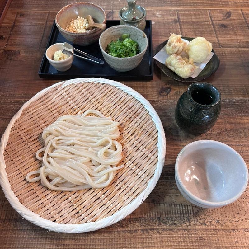 ざるうどん おやこ天(釜揚げうどん専門店 もと)