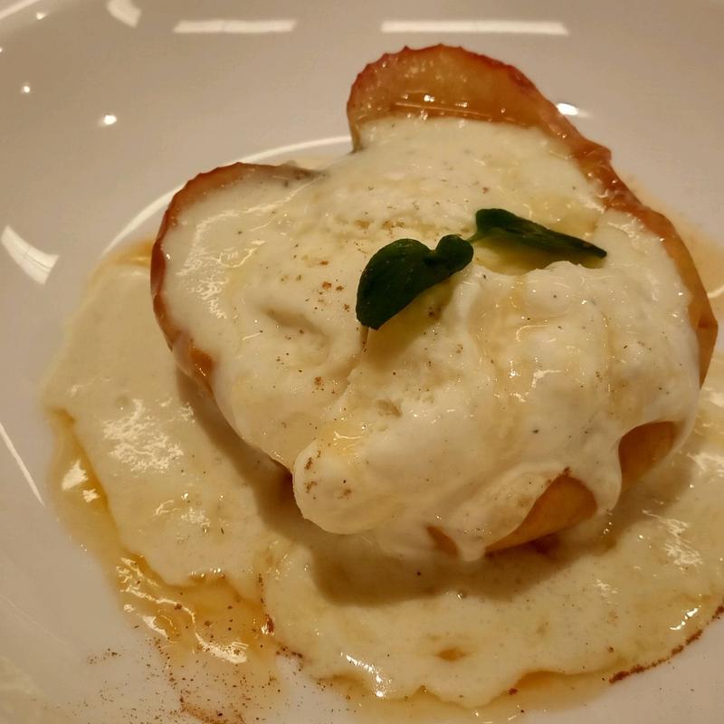 蒸しりんご(湯蒸し食堂　ゆげ)