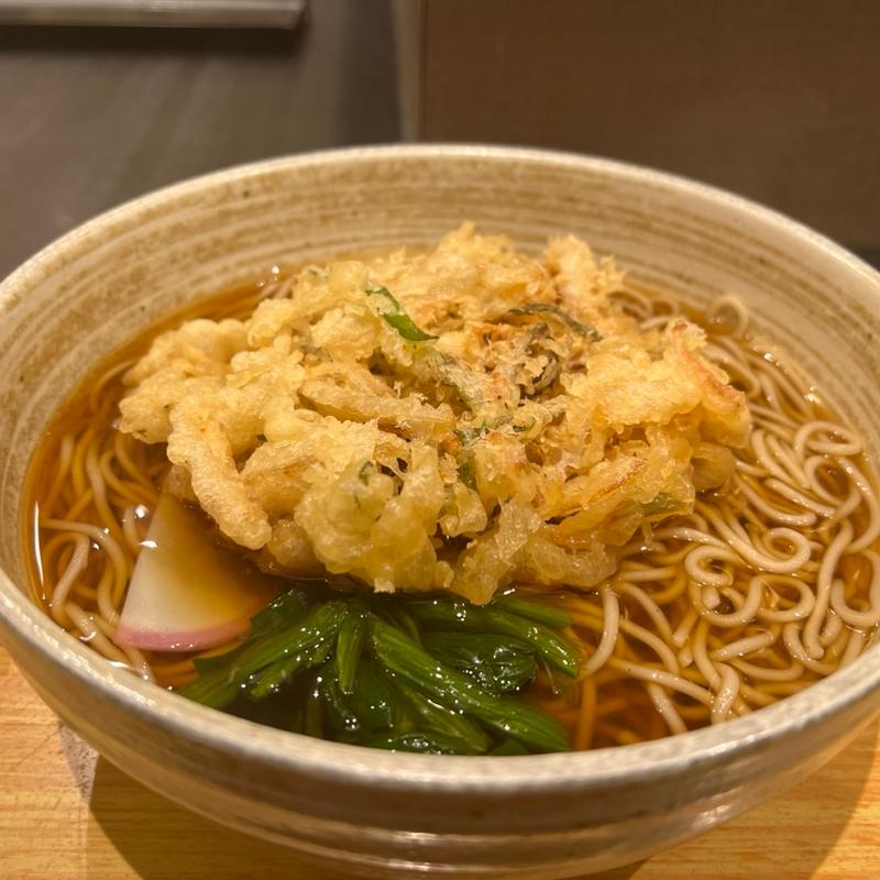 かき揚げそば(小諸そば 神保町店)