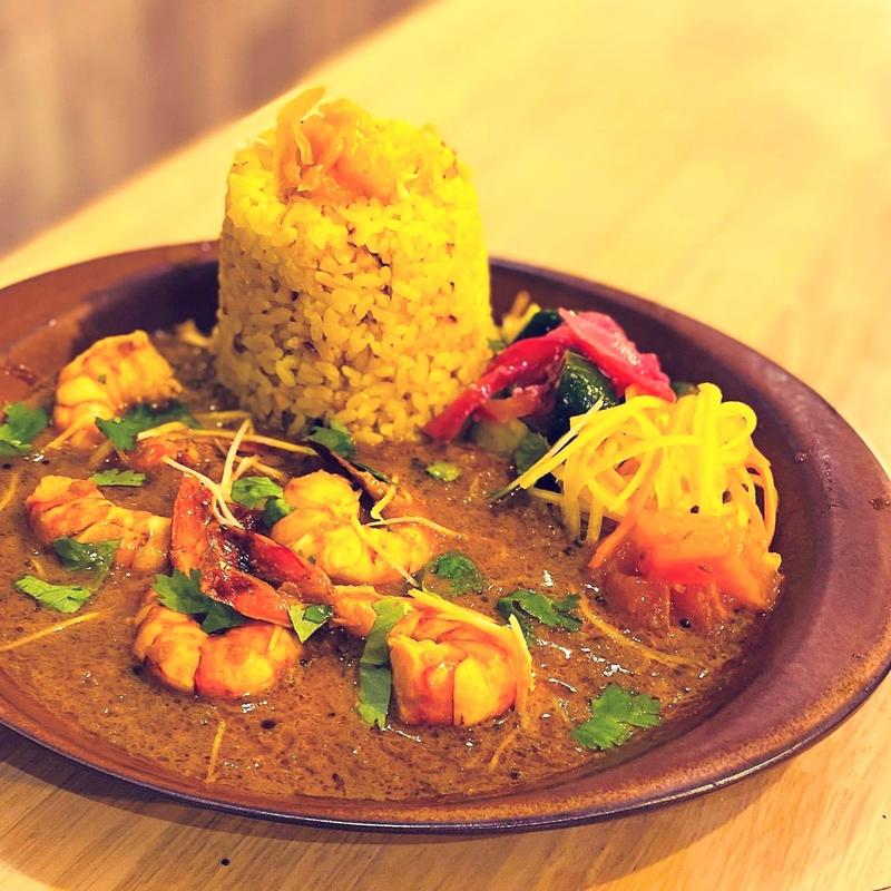 プリプリえびのミックススパイスカレー(CHIKYU MASALA（チキュウマサラ）)