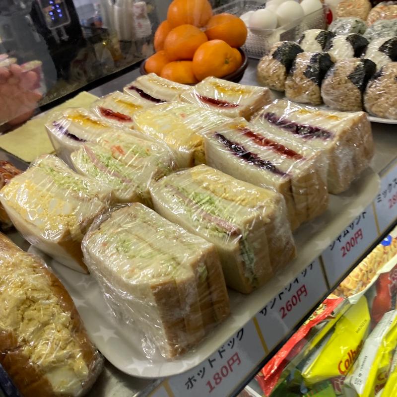 たまごサンド(スナックスタンド ニューことぶき)