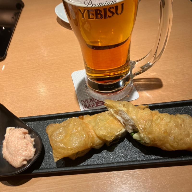 はかた一番どりの湯葉チーズ揚げ(ヱビスバー 札幌アピア店 (YEBISU BAR Sapporo Apia))
