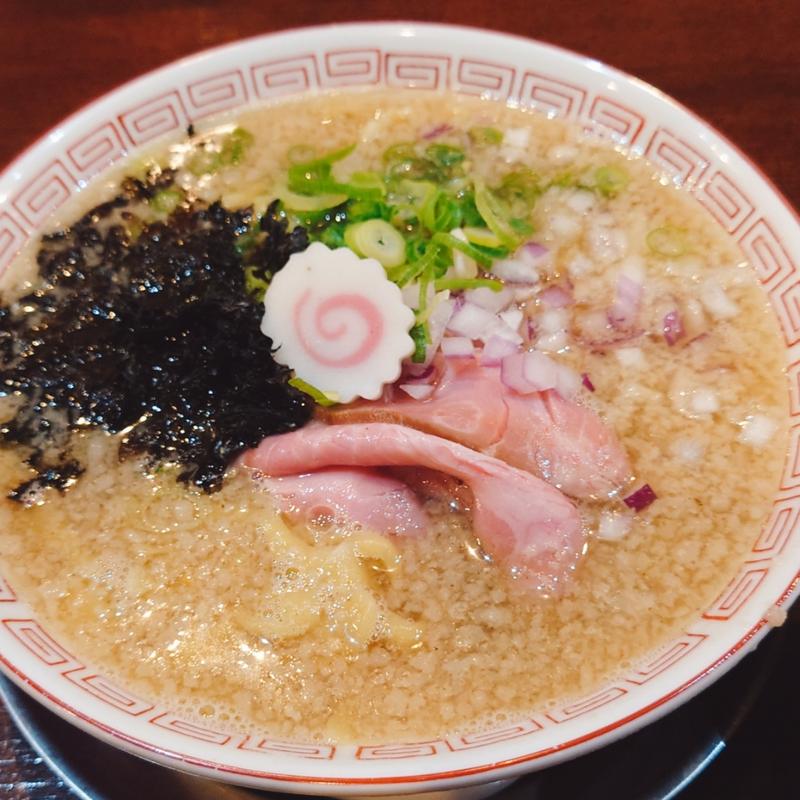 背脂煮干中華そば　大盛(ナナマル　ラーメンセンター)
