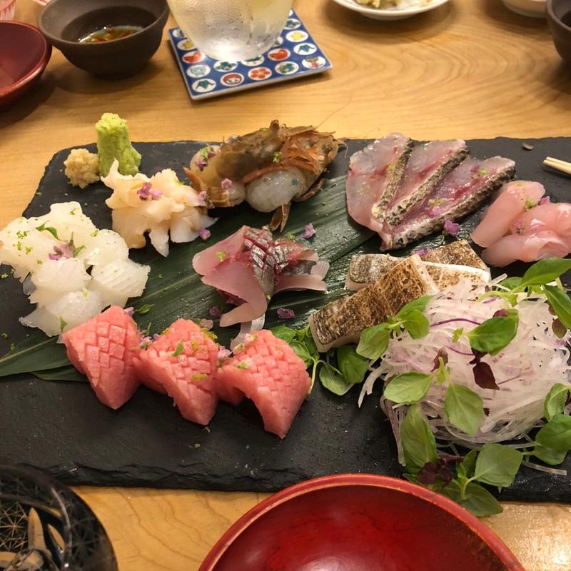 刺身盛合せ(小料理 帆夏)