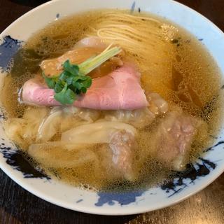 肉ワンタン塩鶏そば(麺処 清水 三条店)