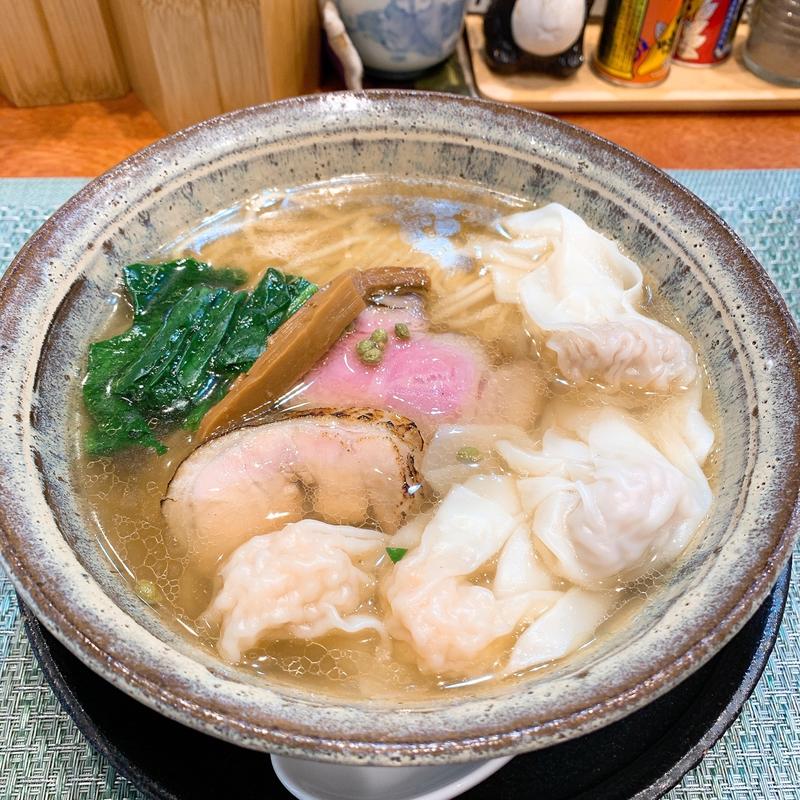 ワンタン塩らーめん(らーめん梶原)