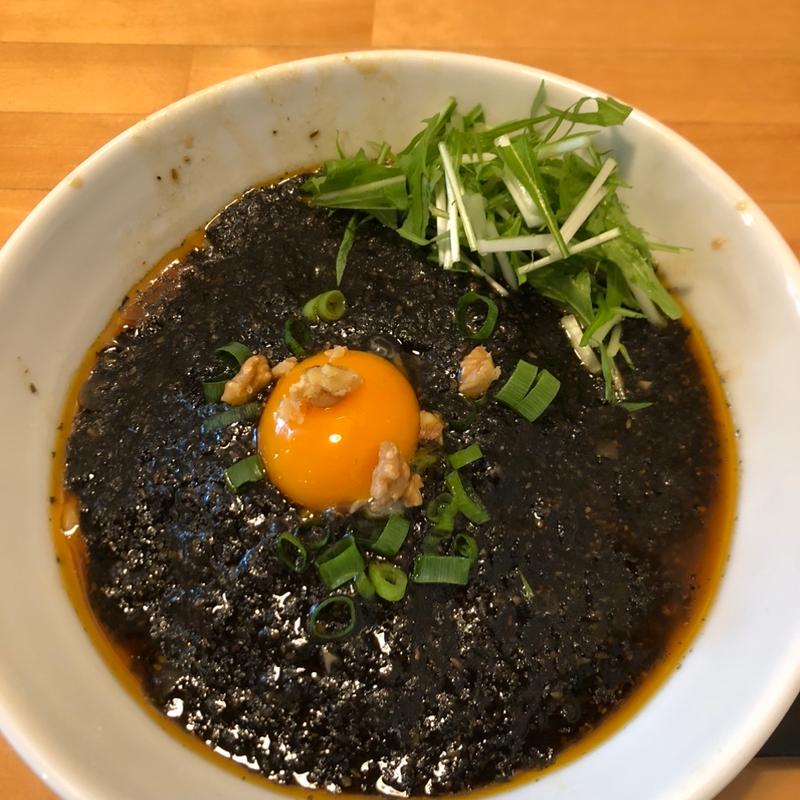 汁なし黒胡麻担々麺(佐藤製麺所)