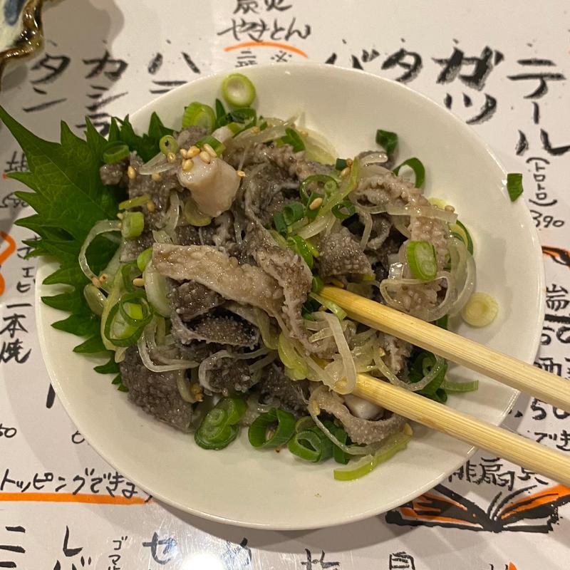 センマイ刺し(三毎-サンマイ-（豚と魚 三毎）)