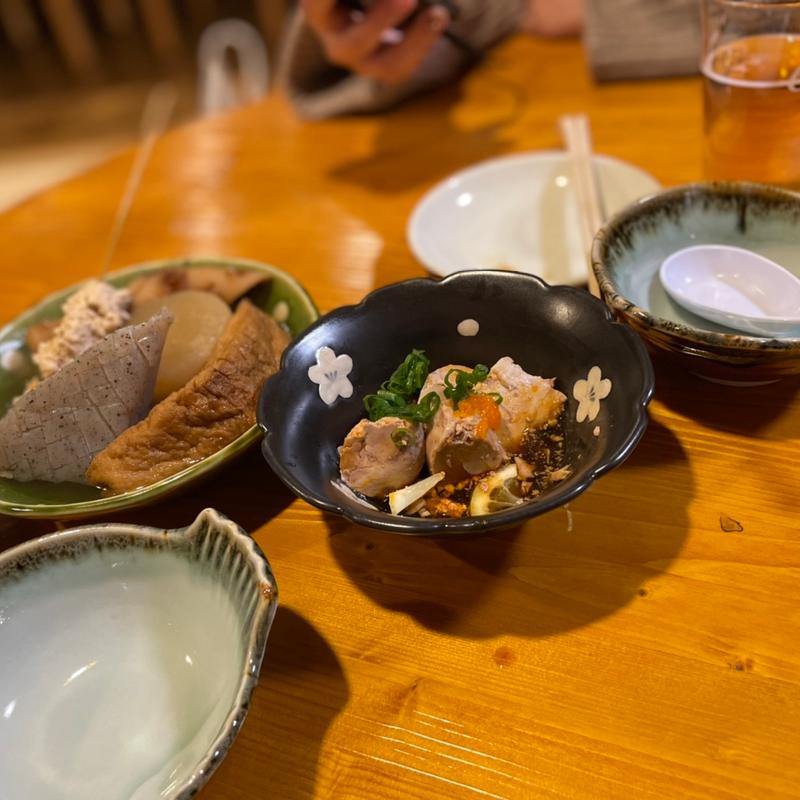 おでんとあん肝(京乃湯)