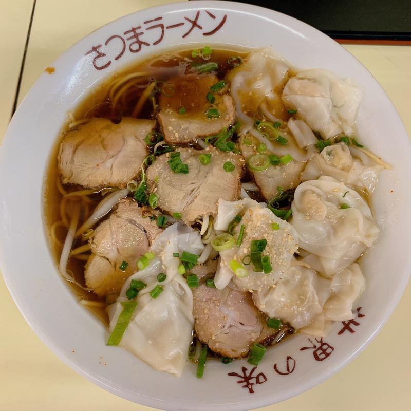 チャーシューワンタンラーメン(さつまラーメン 長尾店)