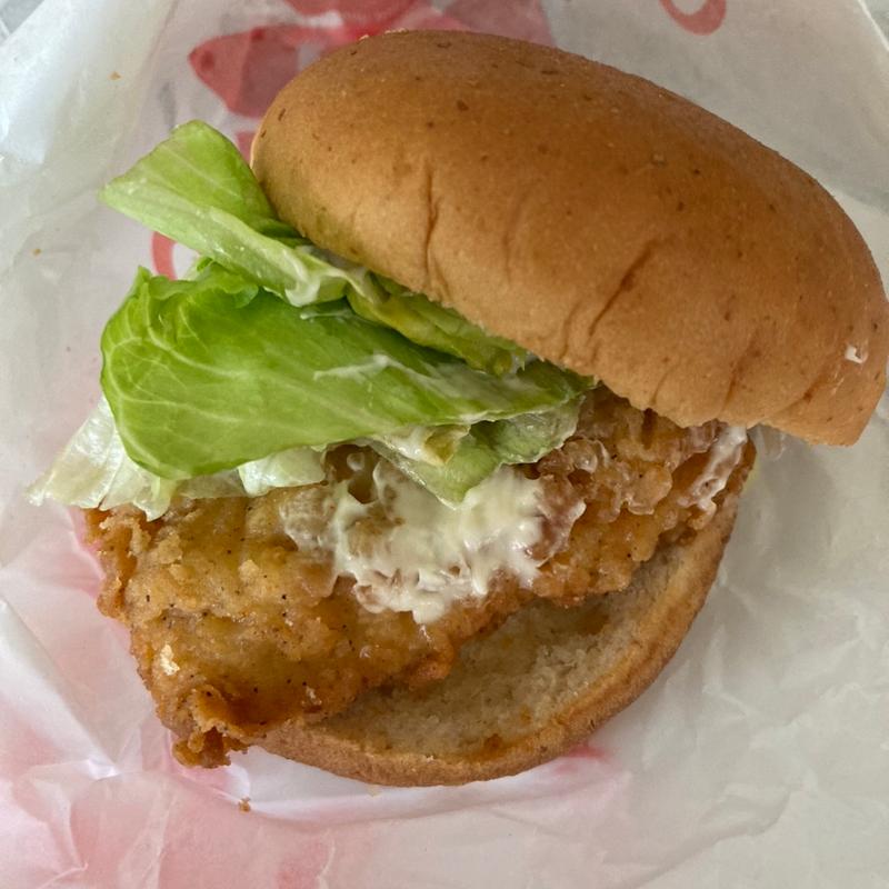 チキンフィレバーガー(ケンタッキーフライドチキン綾瀬店)