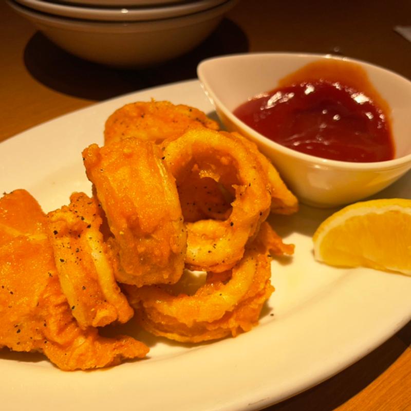 イカリングのフリット(イタリア料理カプリチョーザ渋谷本店)