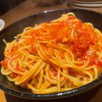 トマトとニンニクのスパゲッティ ダブル
