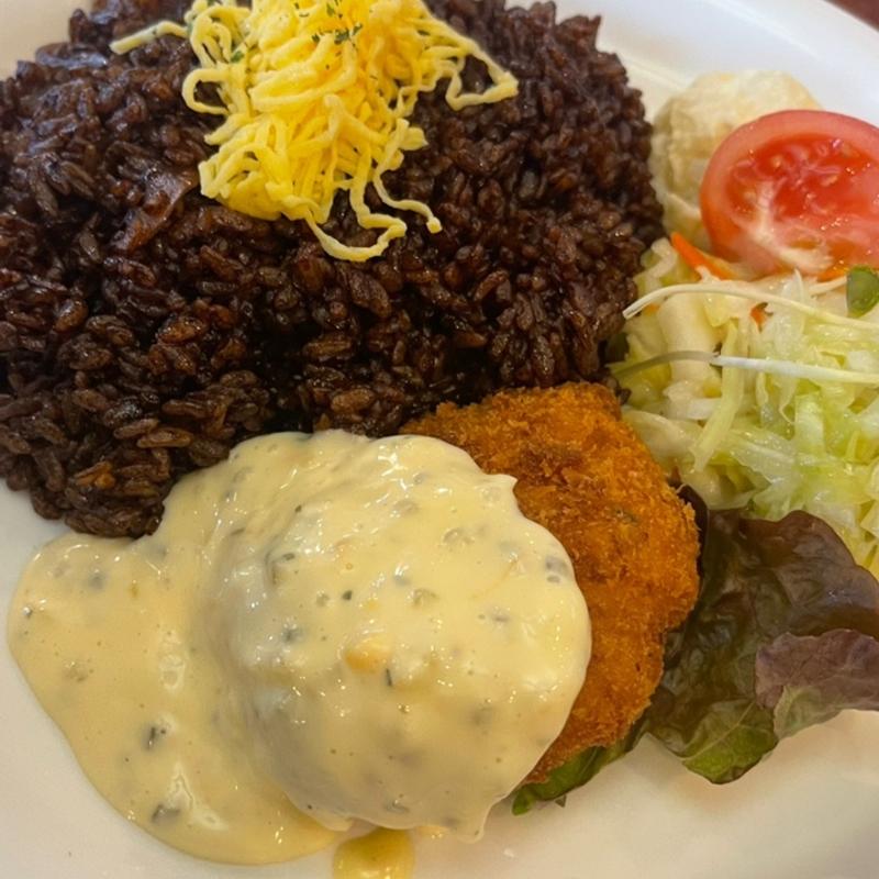 カニクリームコロッケプレート(えびめしや 青江店 )