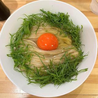 冷やし桐玉 ネギトッピング(桐ちゃん製麺)