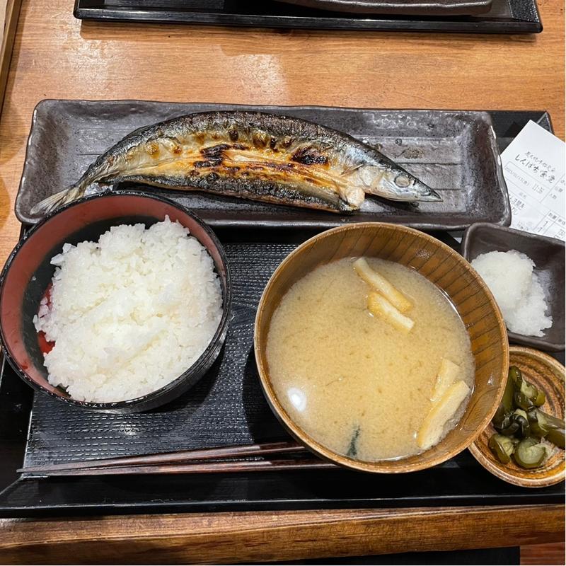 さんま定食(しんぱち食堂 渋谷店)