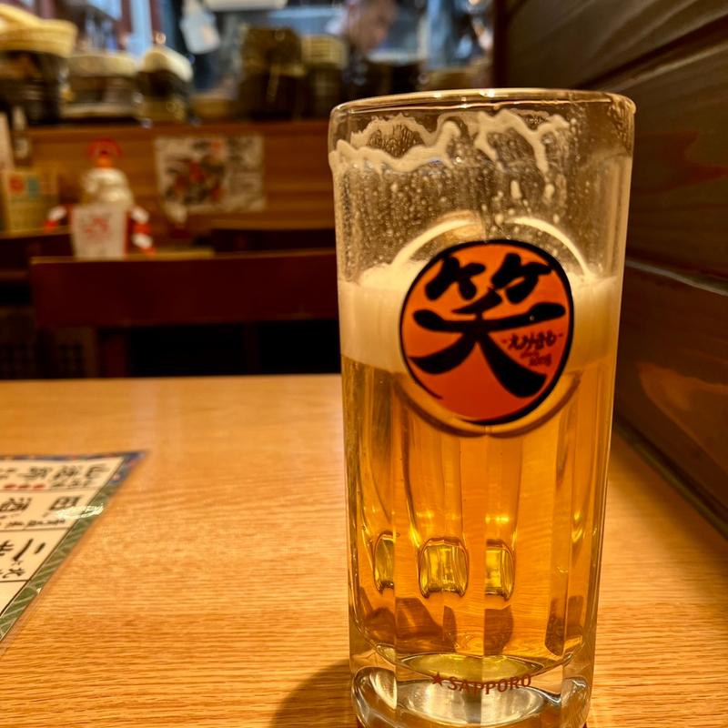 生ビール(笑○)