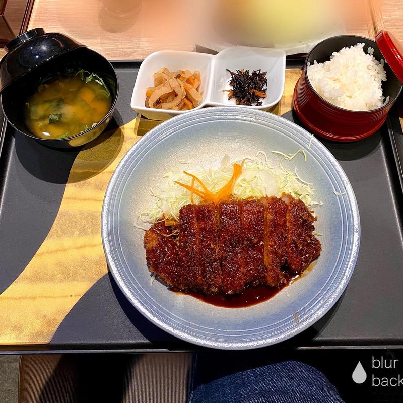 ロースカツ御膳(矢場とん大阪大丸心斎橋店)