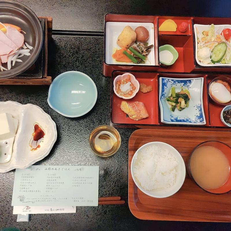 朝食(おおみや旅館)