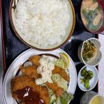 エビフライ＆ヒレカツ定食(ひばり食堂 )