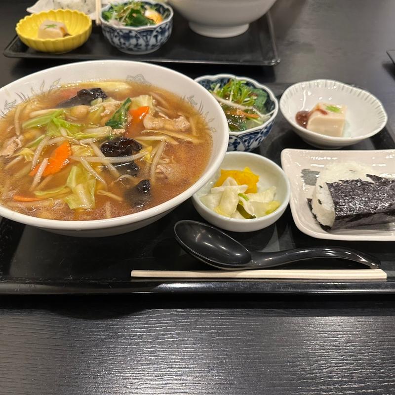 あんかけラーメン定食(キッチン天山 )