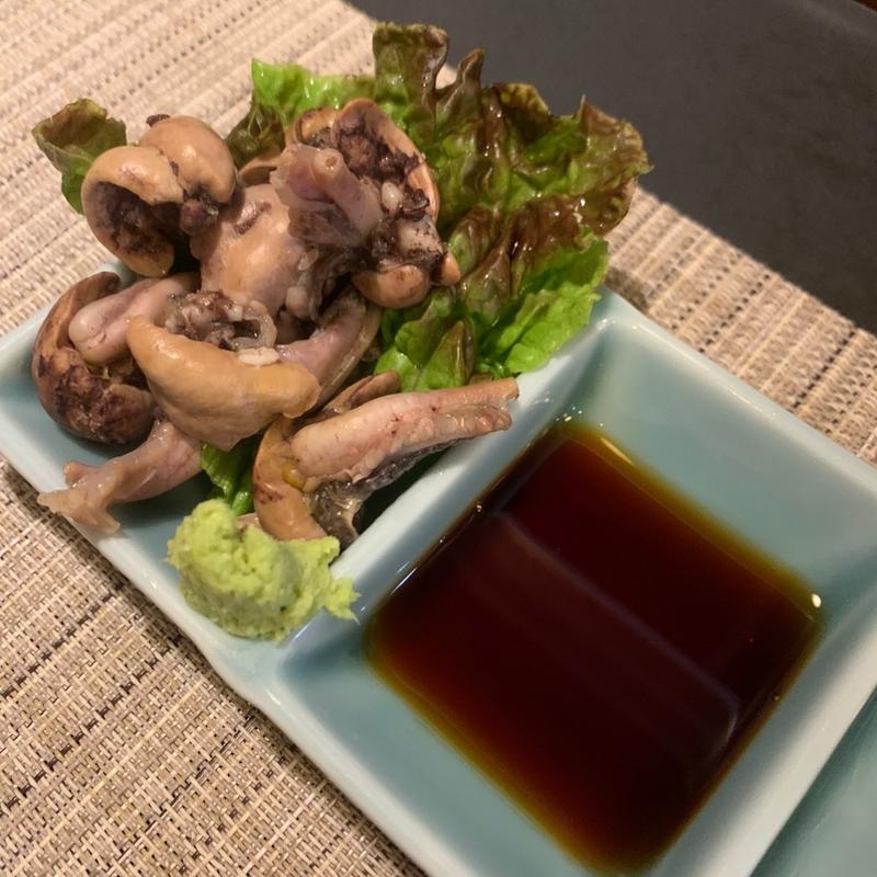 うなぎの肝わさ(割烹料理･うなぎ 鳥かつ楼)