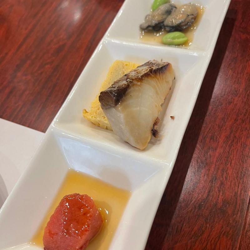 お通し(すし処 あじ彩)