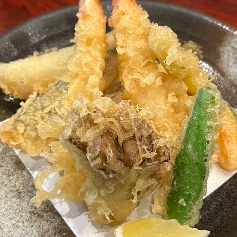 天麩羅盛り合わせ(すし処 あじ彩)