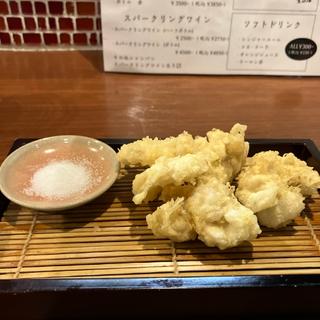 白子の天ぷら(牡蠣料理 惚のじ 浅草店)
