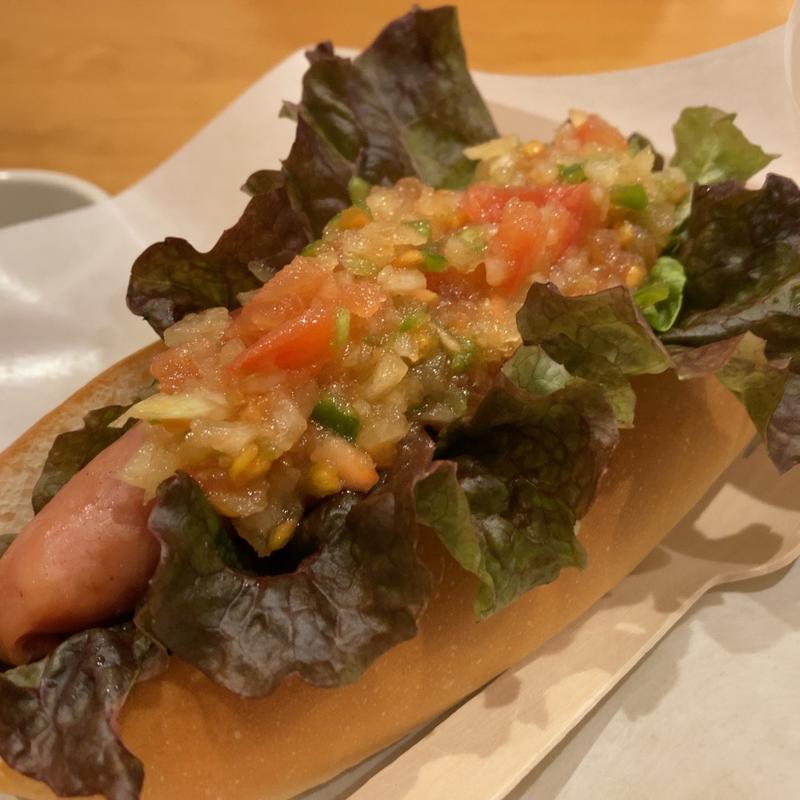 ホットドック　サルサソース(FUKAMORI COFFEE)