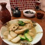 牡蠣と野菜のバター炒め(牡蠣料理 惚のじ 浅草店)