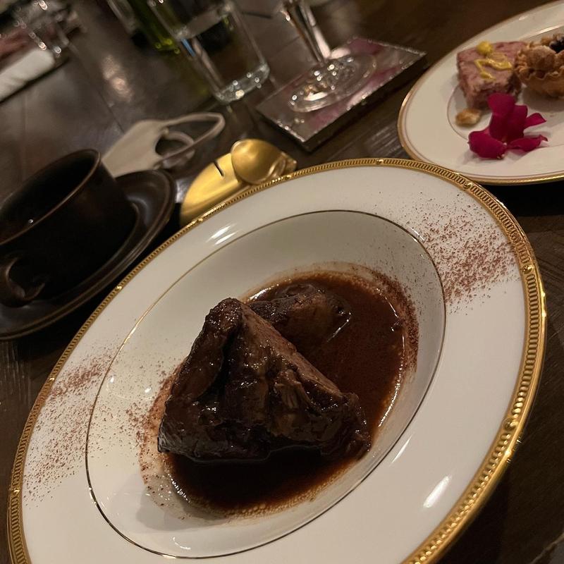 四万十ポークのチョコレート煮込み(bar＆chocolate CACAOTAIL（カカオテール） 門前仲町)