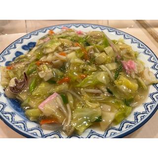 皿うどん(細麺)(中華レストラン 牡丹)