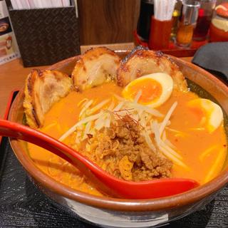 北海道味噌 辛味噌炙りチャーシュー麺(田所商店 八尾店)