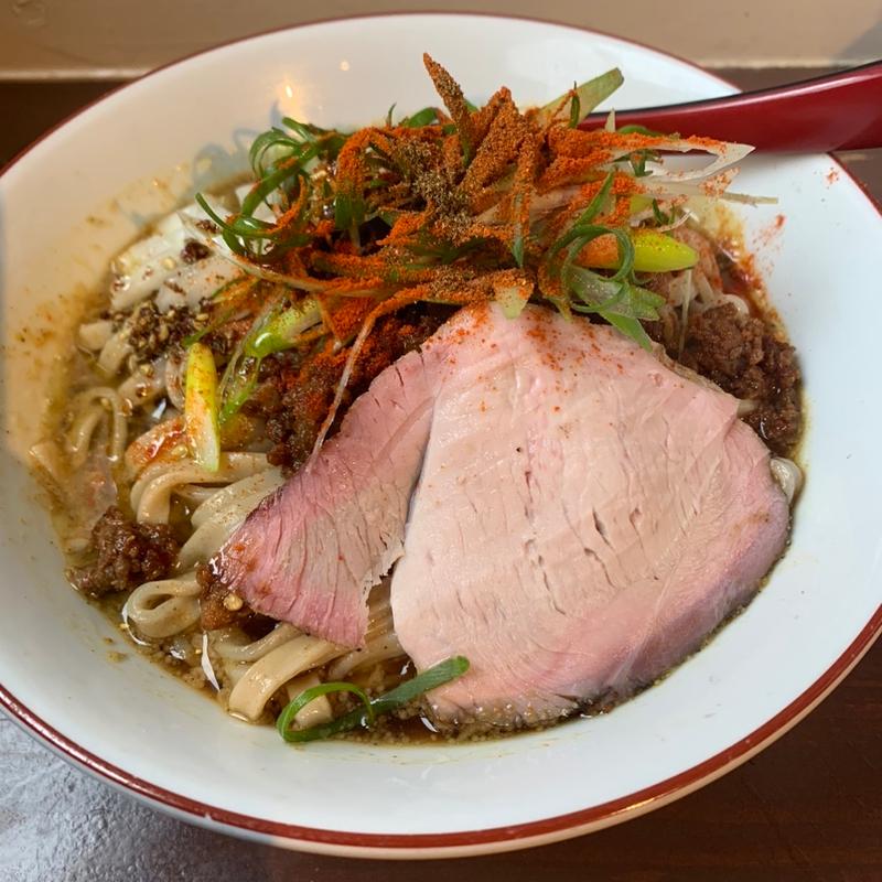 中辛しびれだしカレーまぜそば(晴耕雨読)