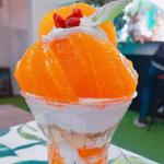 紅まどんなパフェ(髙橋農園 釜川店)
