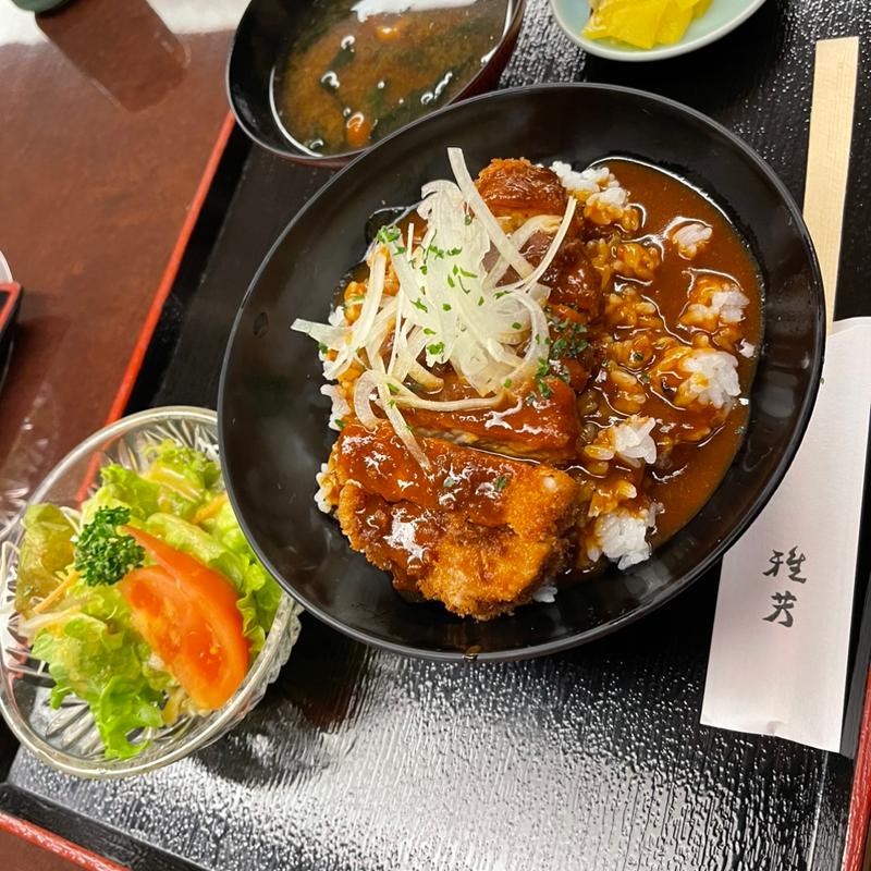 デミカツ丼セット(雅芳 （ガホウ）)