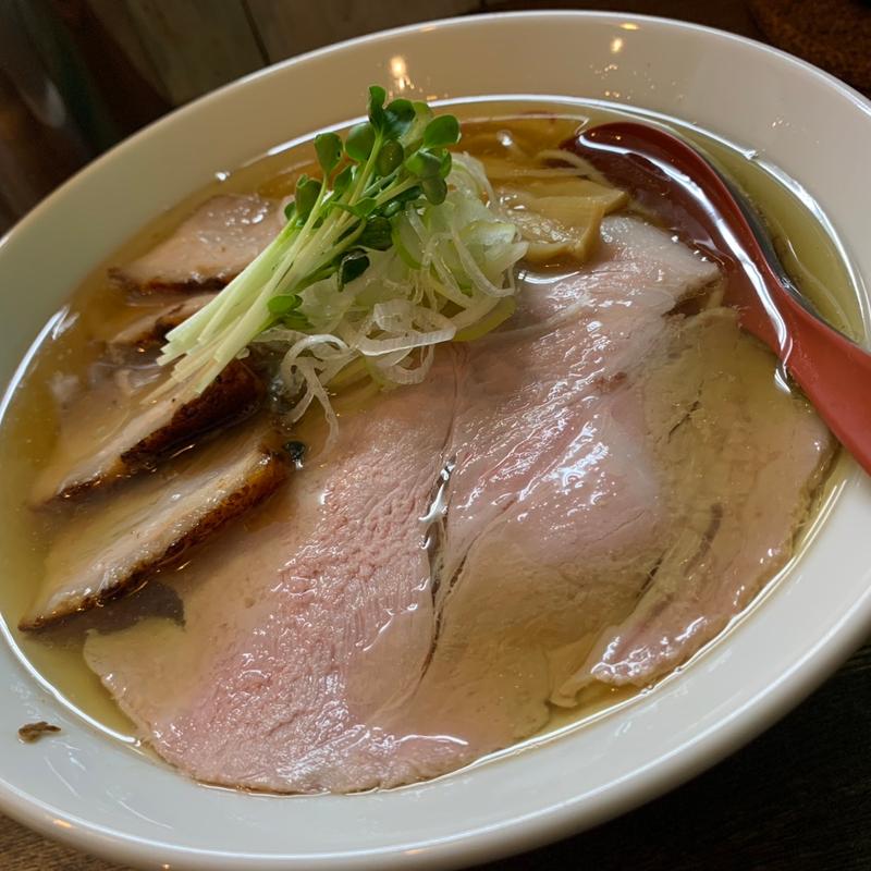 塩煮干しそば チャーシュー麺 中盛(中華そば　カリフォルニア)