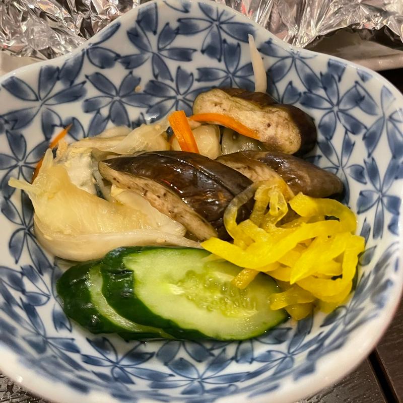 漬物盛り合わせ(海鮮居酒屋 三ノ宮産直市場 三宮サンキタ通り店)