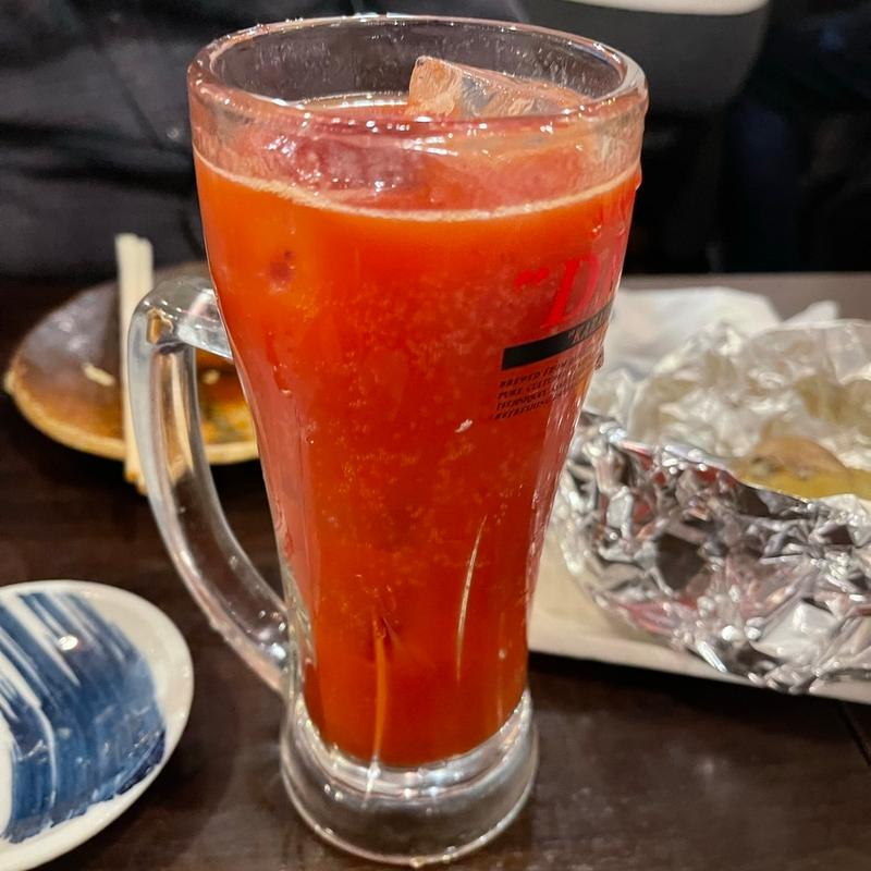 トマト酎ハイ(海鮮居酒屋 三ノ宮産直市場 三宮サンキタ通り店)