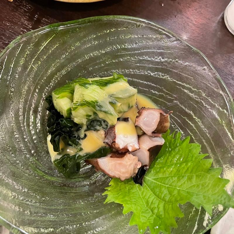 タコ酢味噌あえ(海鮮居酒屋 三ノ宮産直市場 三宮サンキタ通り店)