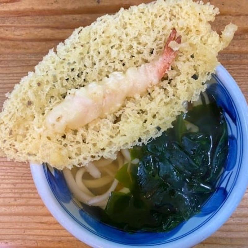 天ぷらうどん(手打ちうどん 渡辺)