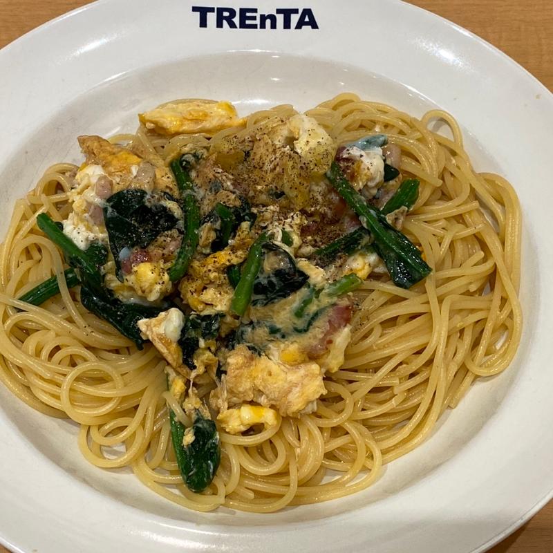 ベーコンと卵とほうれん草(トレンタ盛岡クロステラス店)