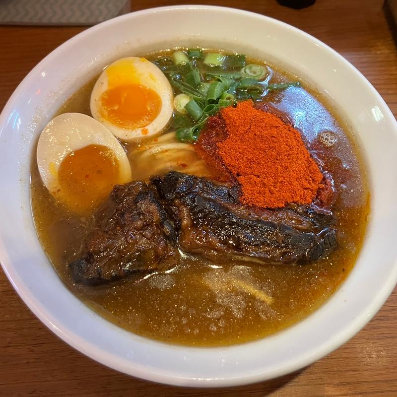 シン肉そば塩(麺と肉　だいつる　ひるドラ鶴橋)