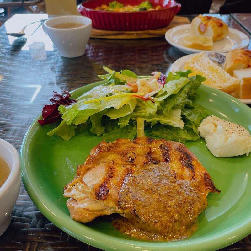 鶏肉の粒マスタードソース添え(ルフラン 川西店)