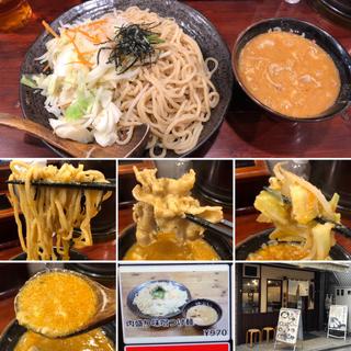 肉盛り味噌つけ麺(田ぶし 高円寺本店)