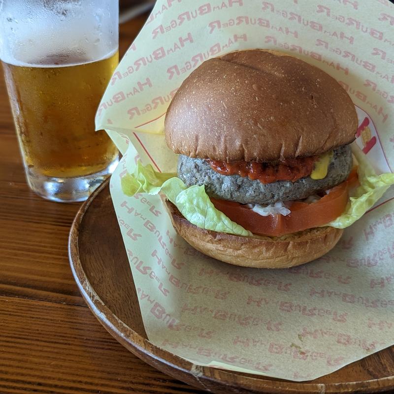 宮古牛ハンバーガー(シーサイドカフェ海遊

)