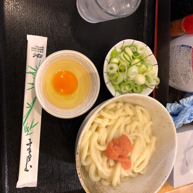 明太子釜玉(本格さぬきうどん　穂乃香 )